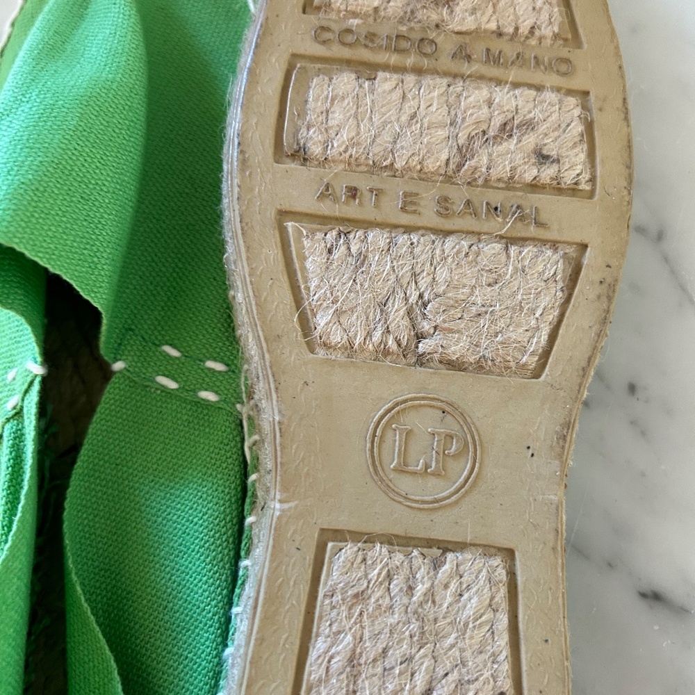 Green Espadrilles from Spain 41 BN - Picture 2 of 2